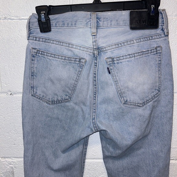 Levi's Made Crafted Twig High-Rise Slim Denim Jeans Light Wash Size 25 $180 - Picture 3 of 16